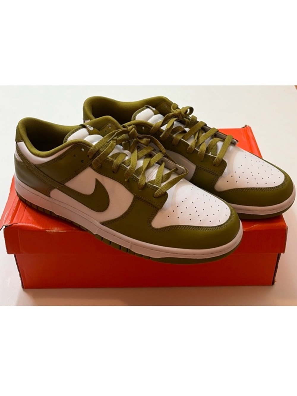 Nike Dunk Low Retro 'Pacific Moss' Green White Men's 15 - DV0833-105